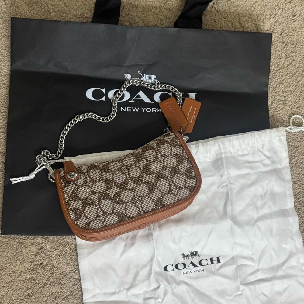 Coach Crystal Jacquard Bag